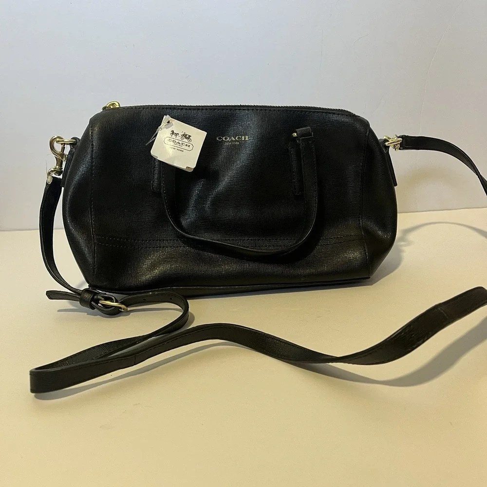 NWT Coach Saffiano Crossbody/Top Handle Bag